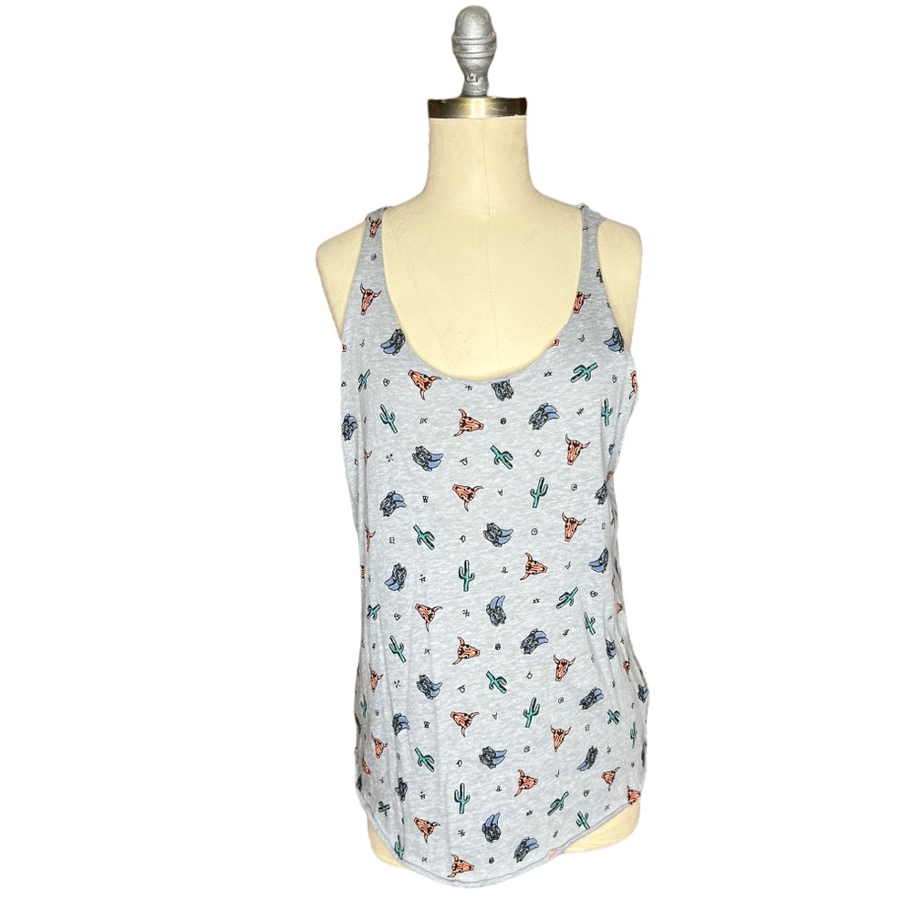 BDG Western Print Tank Top size L